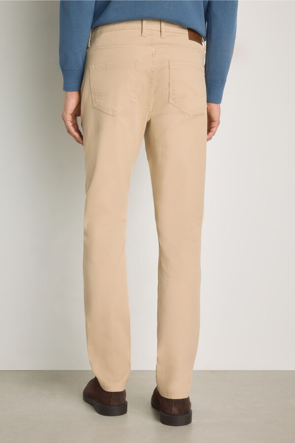 Springfield Pantal&oacute;n 5 bolsillos color Beige