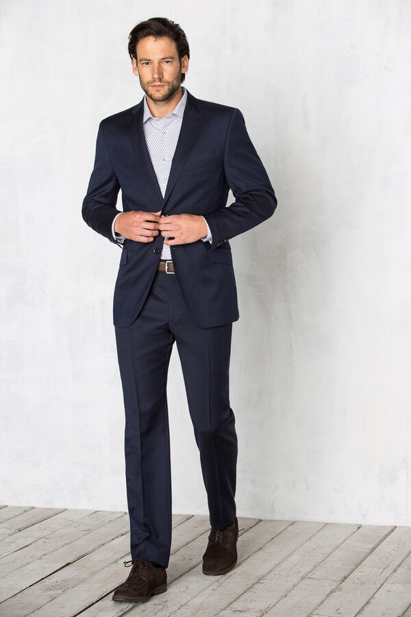 Fifty Outlet Traje liso tailored Navy
