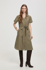 Milano Vestido camiseiro Verde