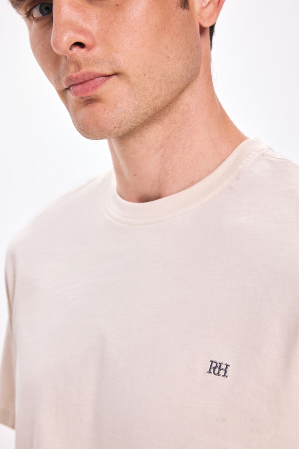 Pedro del Hierro Camiseta B&aacute;sica PDH Beige