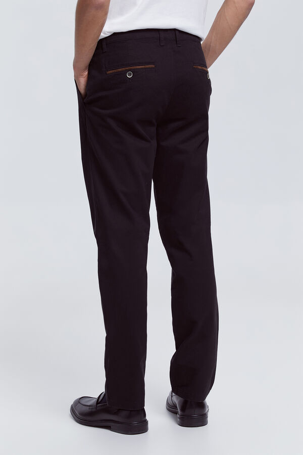 Milano Cal&ccedil;a ChinoComfort Preto