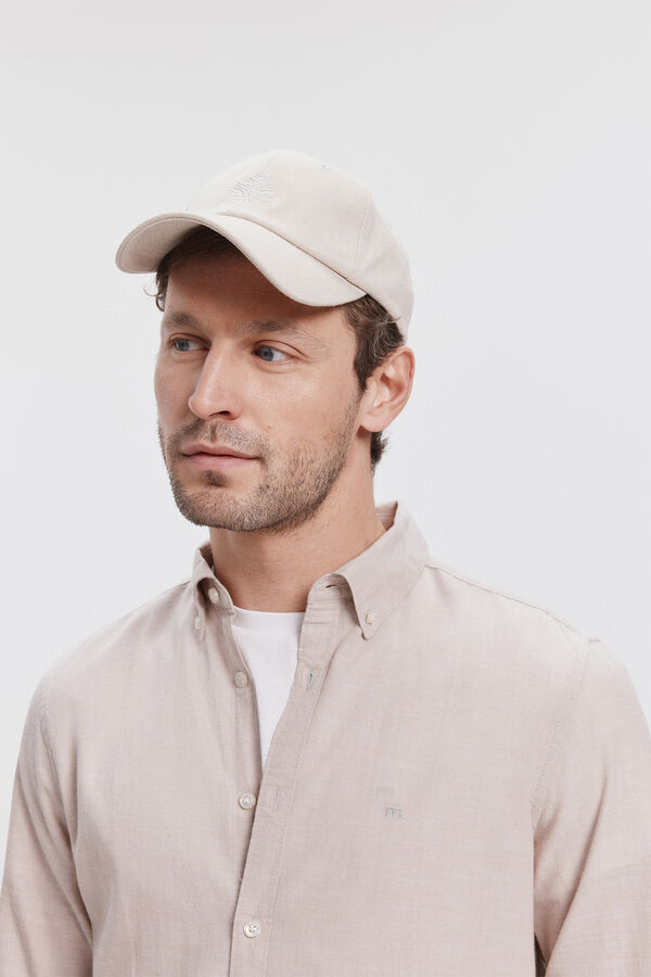 Milano Camisa Slub Lisa Beige