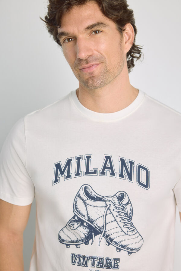 Milano T-shirt de manga curta Branco