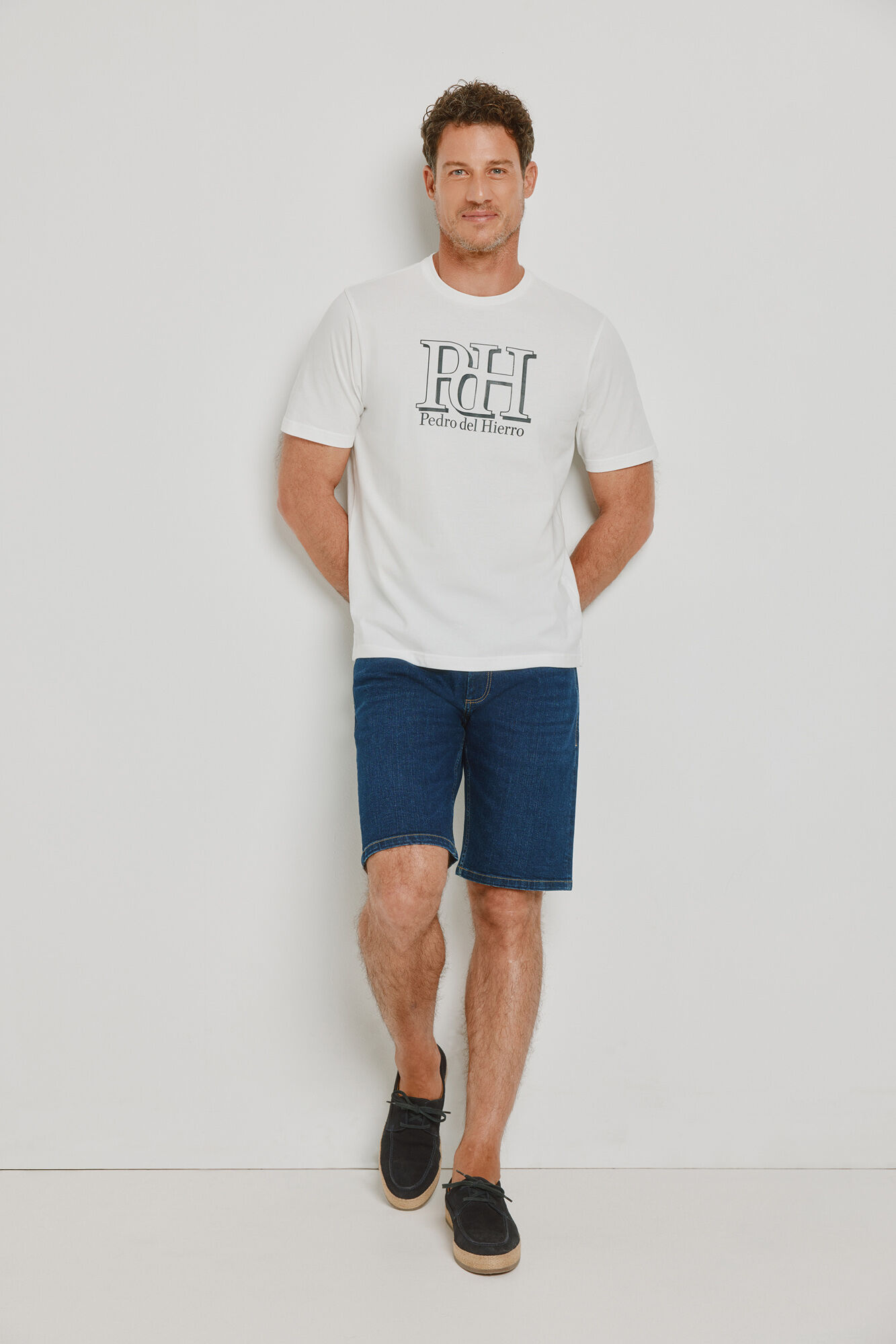 Pedro del Hierro Camiseta regular fit big logo