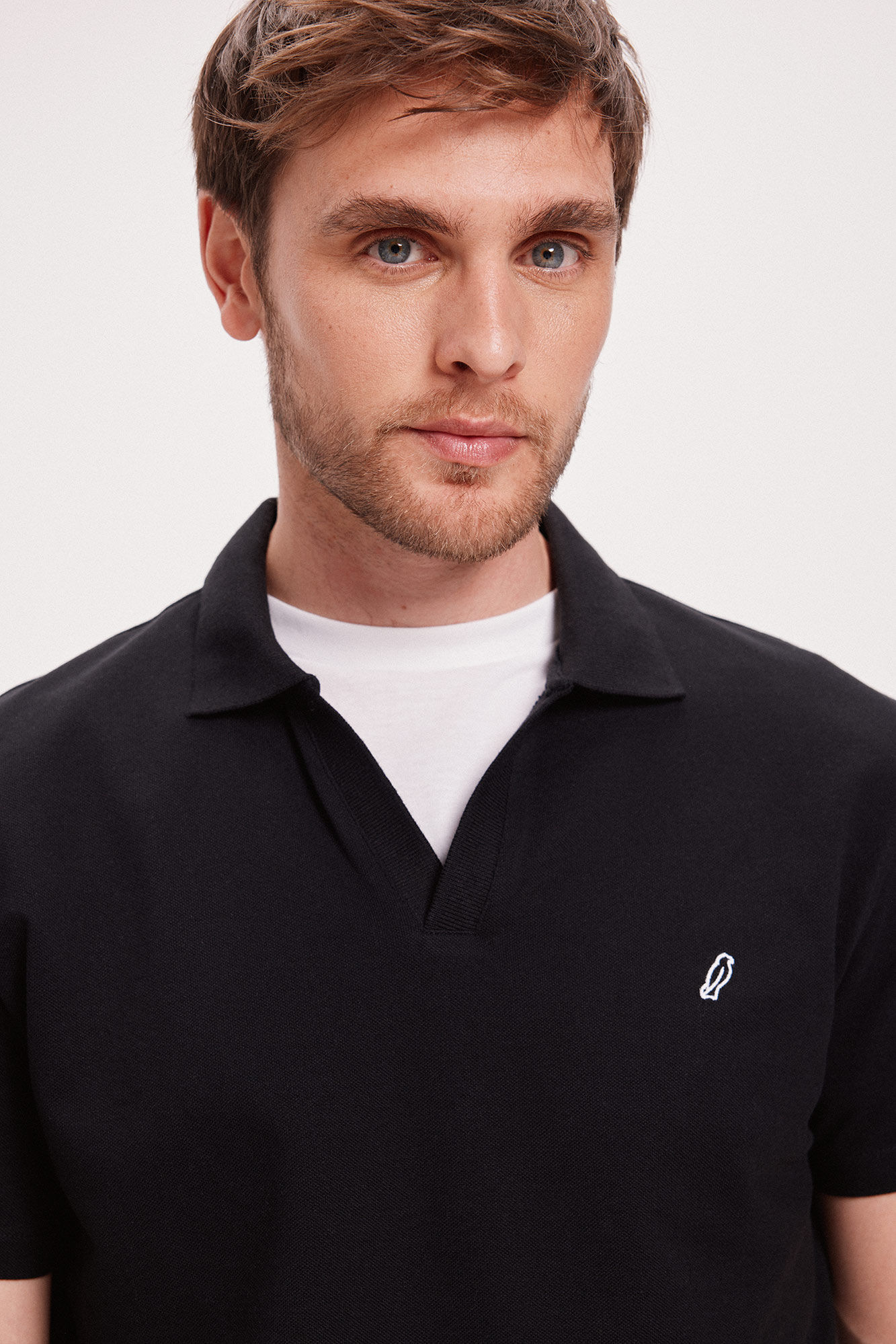 Milano Polo de gola aberta