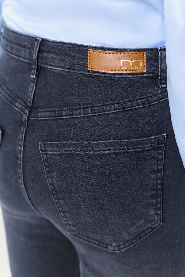 Milano Jeans flare tiro alto Gris
