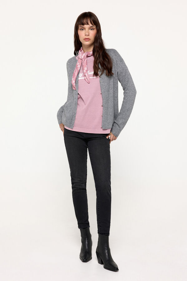 Fifty Outlet Cardigan de punto soft Marengo