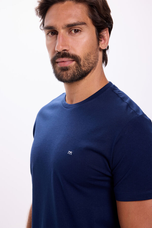 Milano Camiseta B&aacute;sica Navy