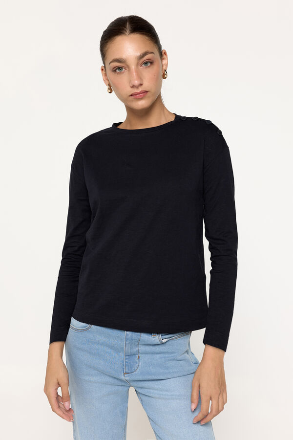 Milano Camiseta heavy cotton flame Negro