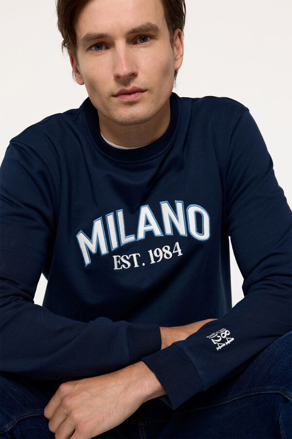 Milano Sudadera B&aacute;sica Aniversario Navy