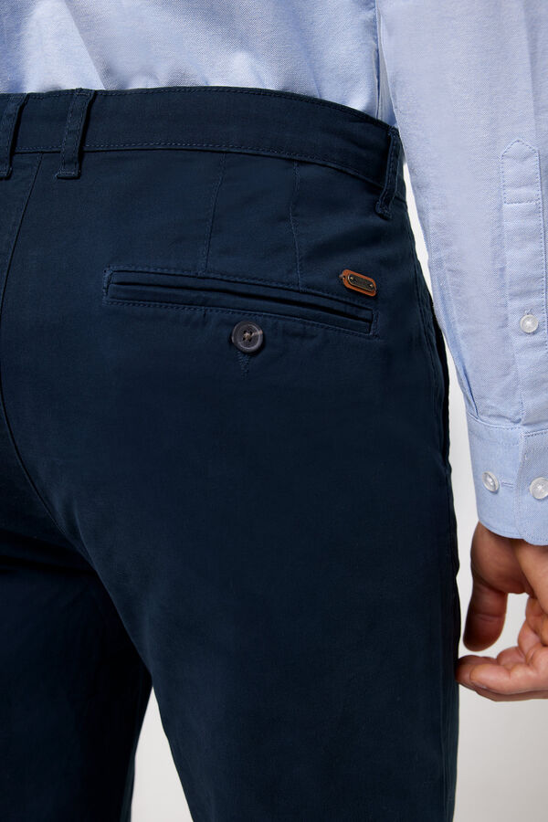 Fifty Outlet Pantalón Chino PdH navy