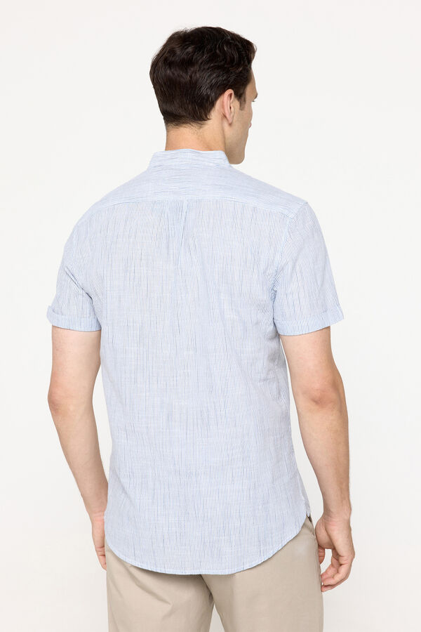 Fifty Outlet Camisa Mao Polera Azul