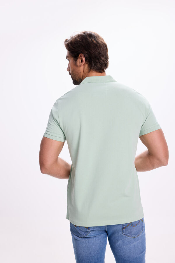 Milano Polo B&aacute;sico Piqu&eacute; Verde
