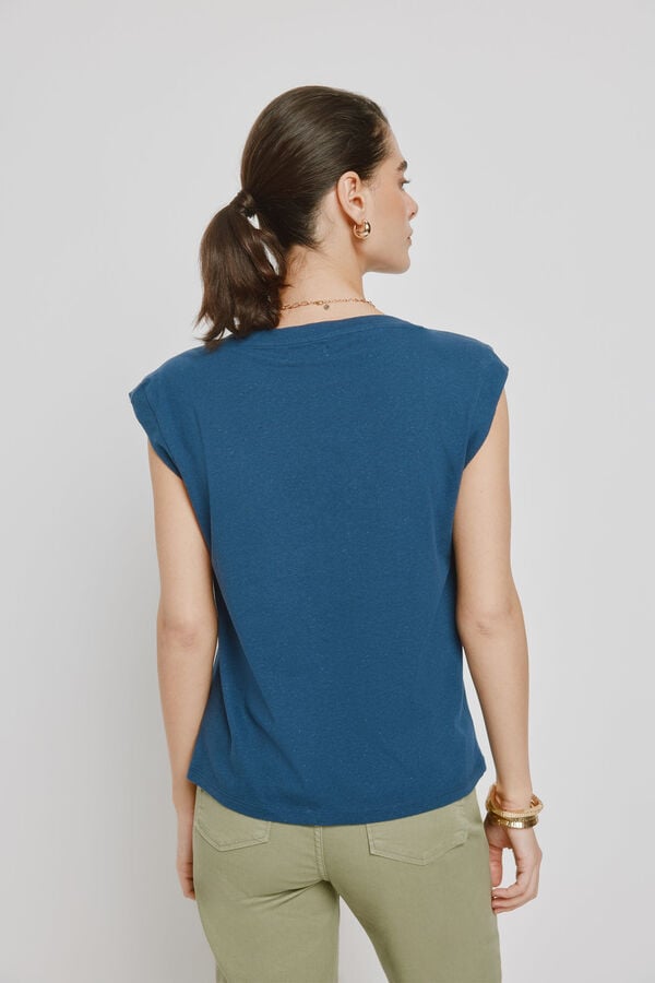 Milano T-shirt de manga curta Marinho