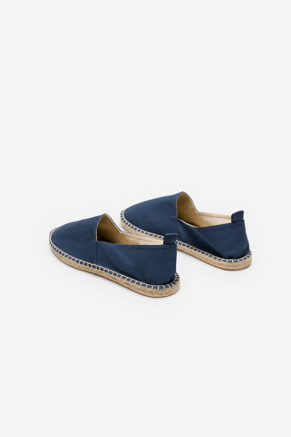 Milano Alpercatas com sola de esparto. Azul