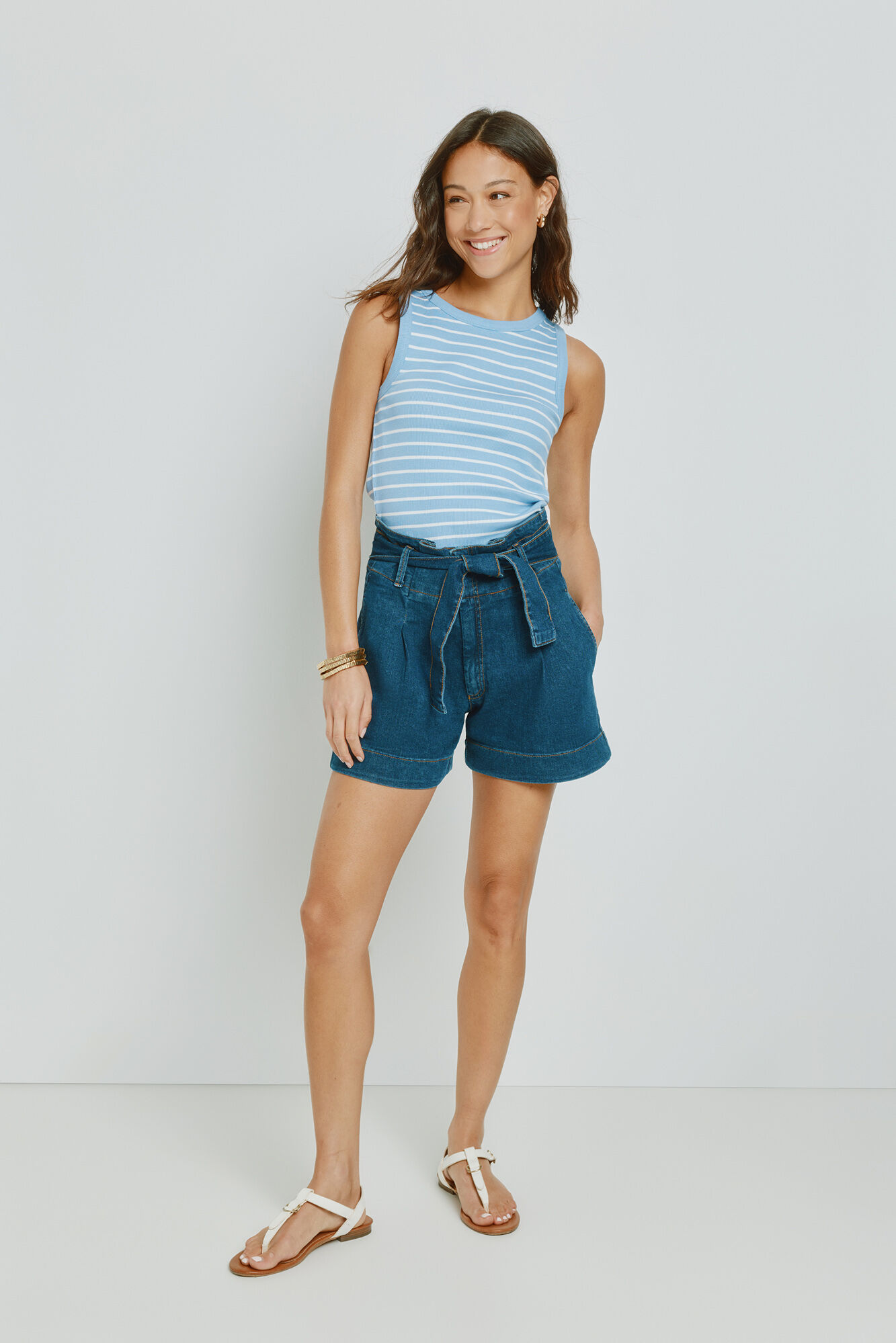 Milano Top nadador de rayas