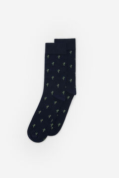 Fifty Outlet Calcetines Jacquard Algodón navy