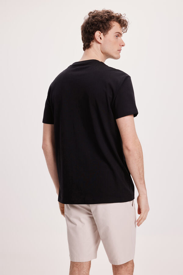 Milano Camiseta B&aacute;sica Negro