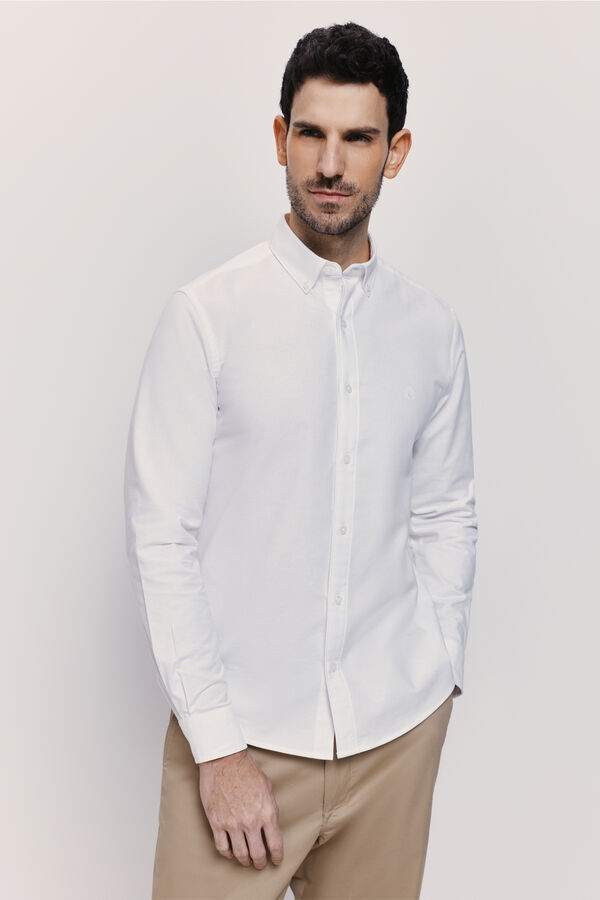 Springfield Camisa manga larga Blanco