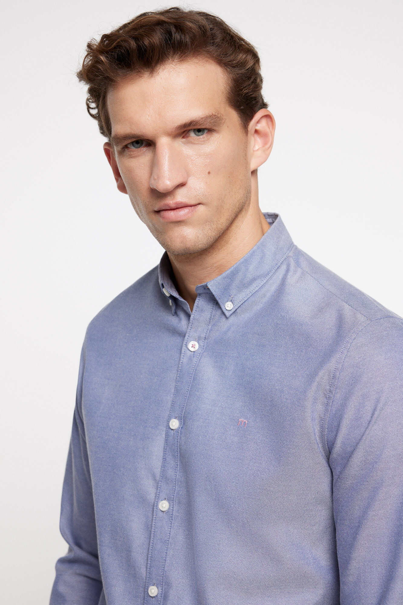 Milano Camisa oxford riscas