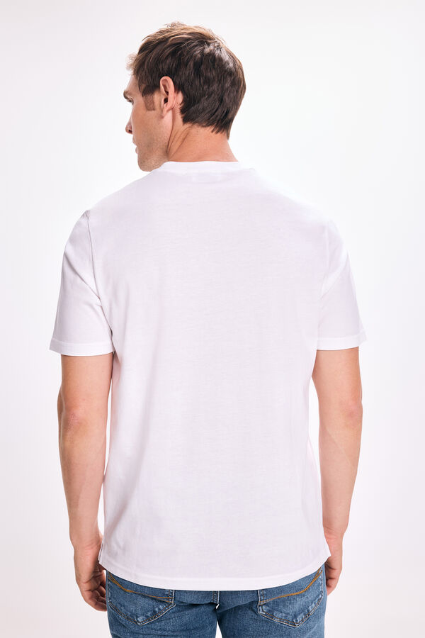 Pedro del Hierro Camiseta Big Logo PDH Blanco