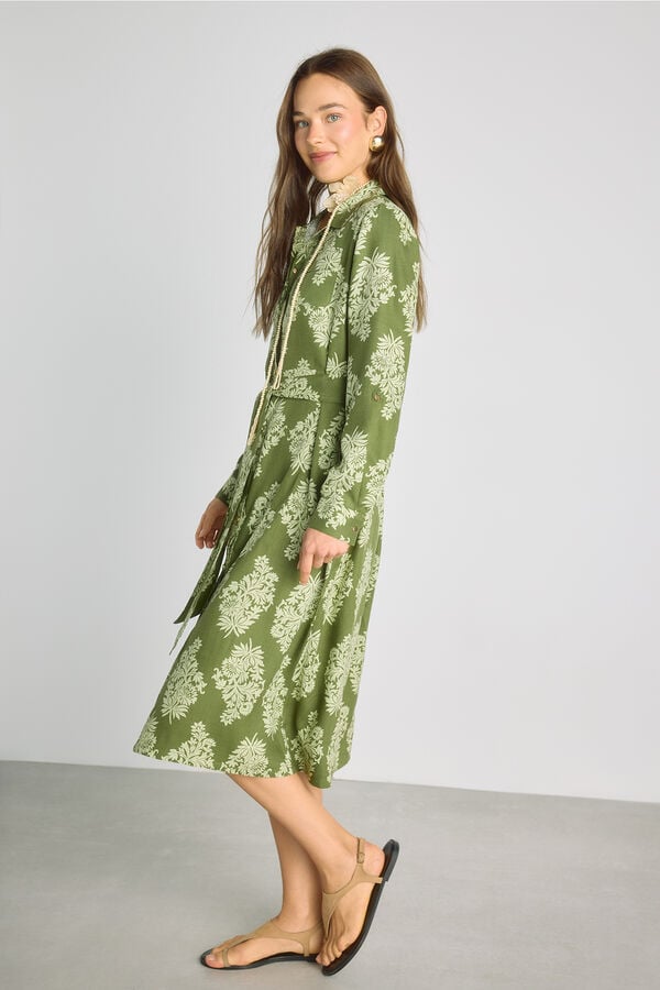 Milano Vestido camisero Verde