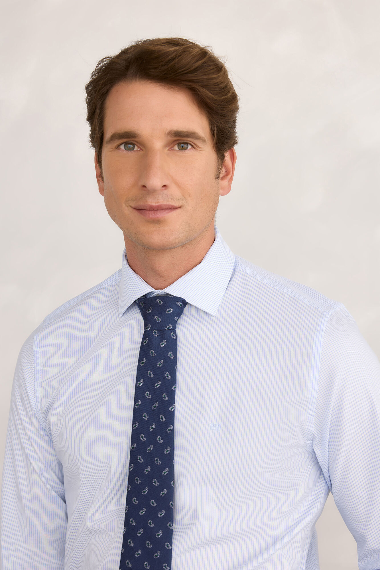 Pedro del Hierro Camisa Vestir Popelin Rayas