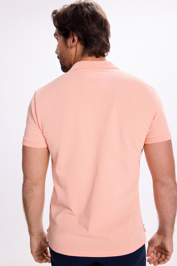 Milano Polo Básico Piqué Coral