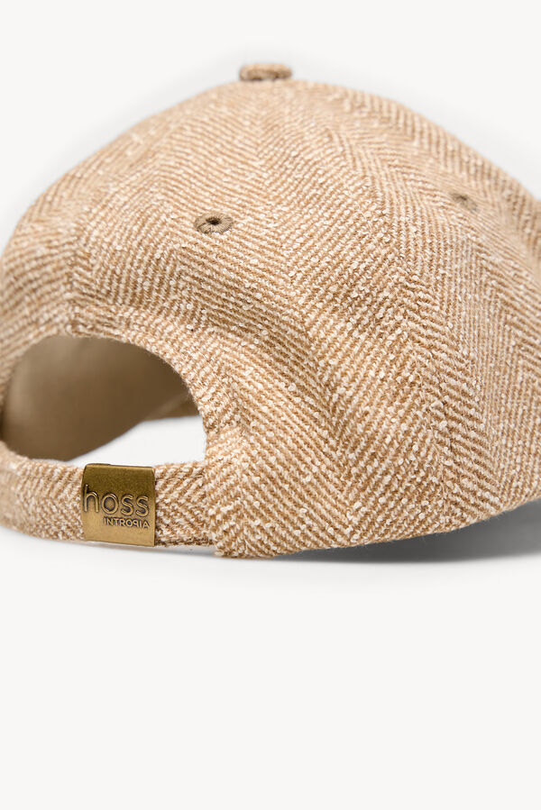 Hoss Intropia Luna. Gorra logo bordado Beige