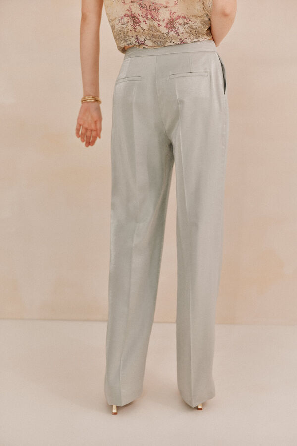 Hoss Intropia Paoli. calças de festa Cinzento