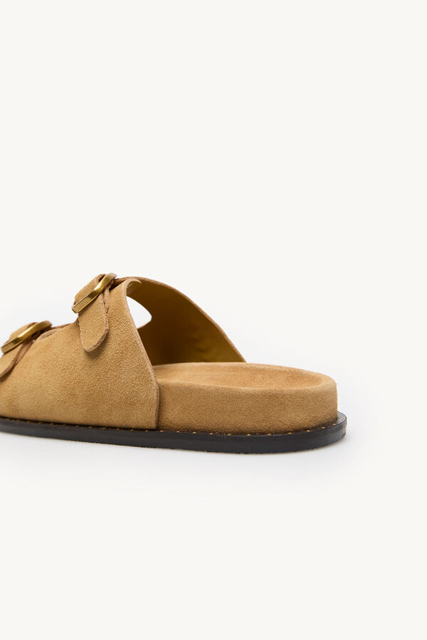 Hoss Intropia Maisa. Sandalias de serraje Arena