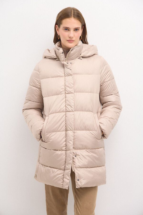 Hoss Intropia Dakota. Anoraque longo e grande Beige