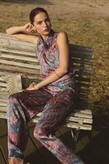 Hoss Intropia Paloma. Pantalones estampados Multicolor