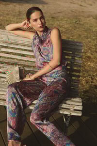 Hoss Intropia Paloma. Pantalones estampados