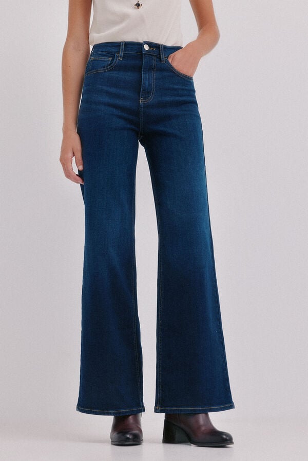 Hoss Intropia Benedetta. Vaqueros rectos Azul marino
