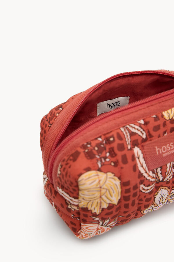 Hoss Intropia Nan. Neceser algod&oacute;n estampado Rosa