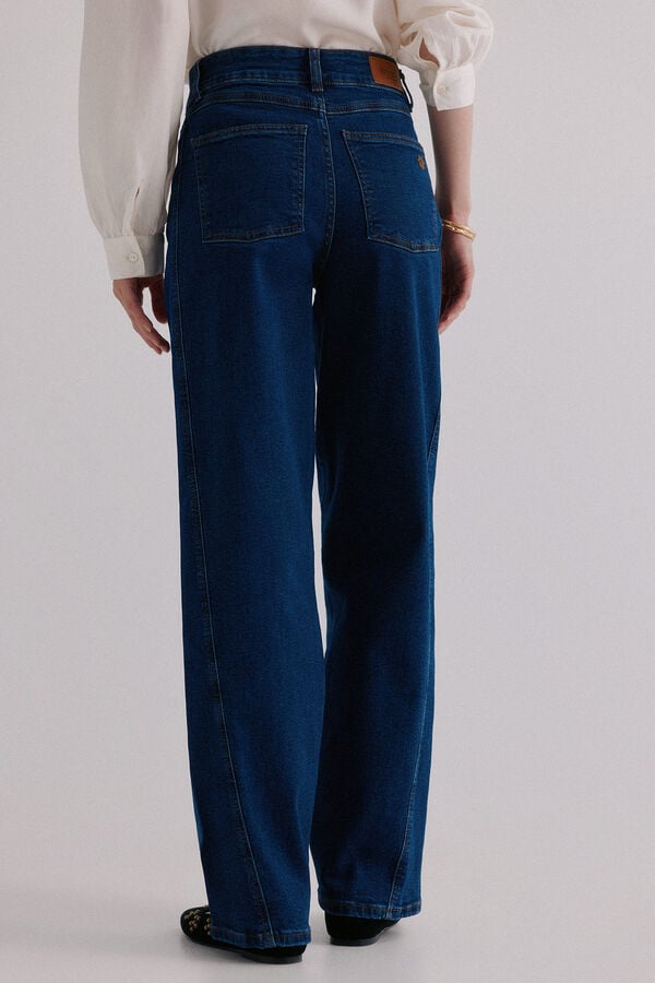 Hoss Intropia Babette. Vaqueros estructurados Azul marino