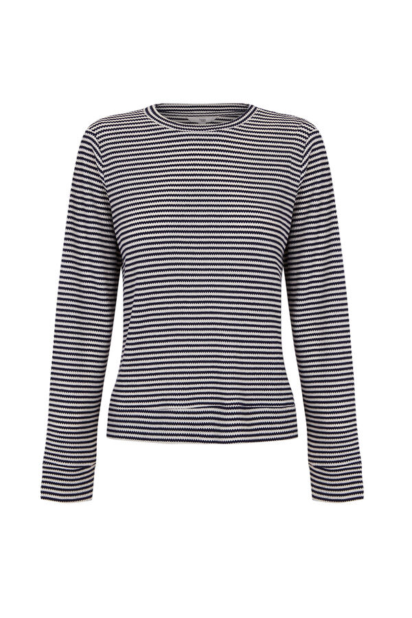 Hoss Intropia Tea. Sweatshirt &agrave;s riscas Azul