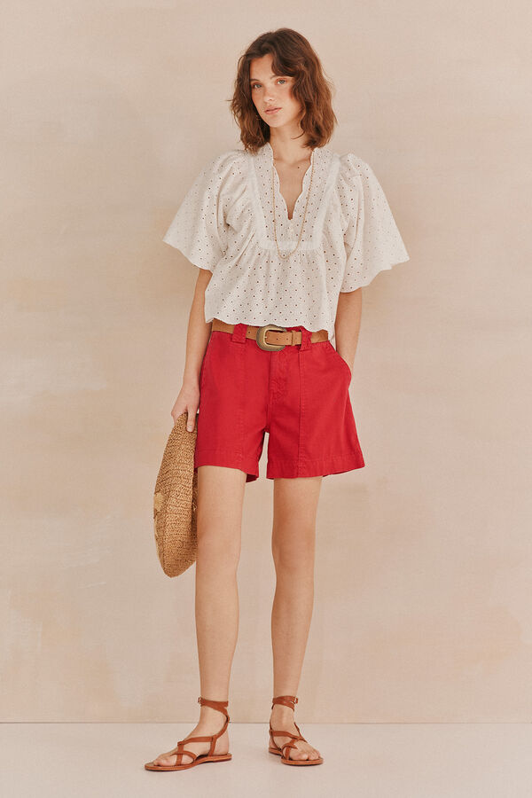 Hoss Intropia Pai. Bermudas Flowy Subiu