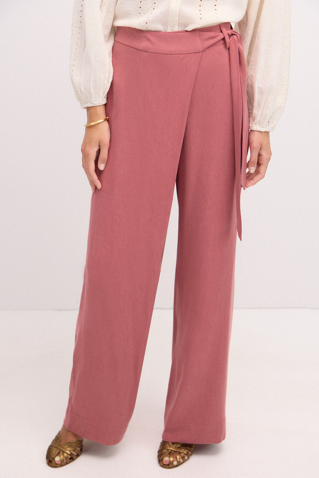 Hoss Intropia Paula. Pantal&oacute;n ancho cruzado