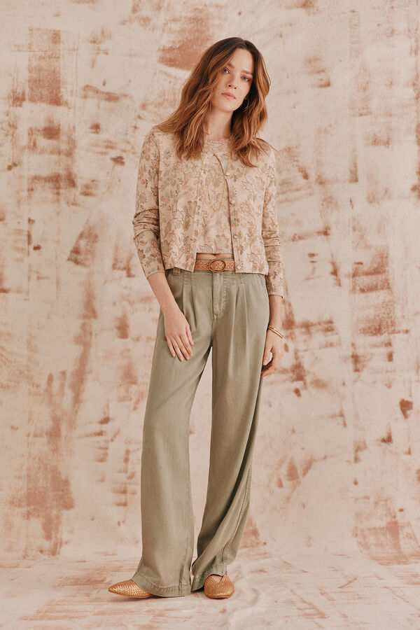 Hoss Intropia Susana. Casaco malha Ecru