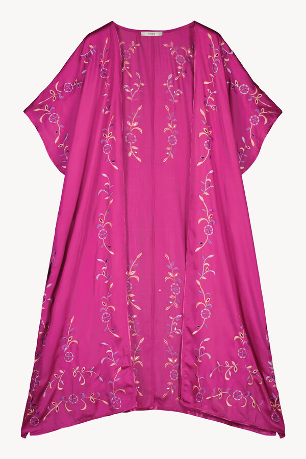 Hoss Intropia Adela. Kimono largo bordado Verde