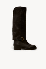 Hoss Intropia Marcela. Botas altas piel Negro