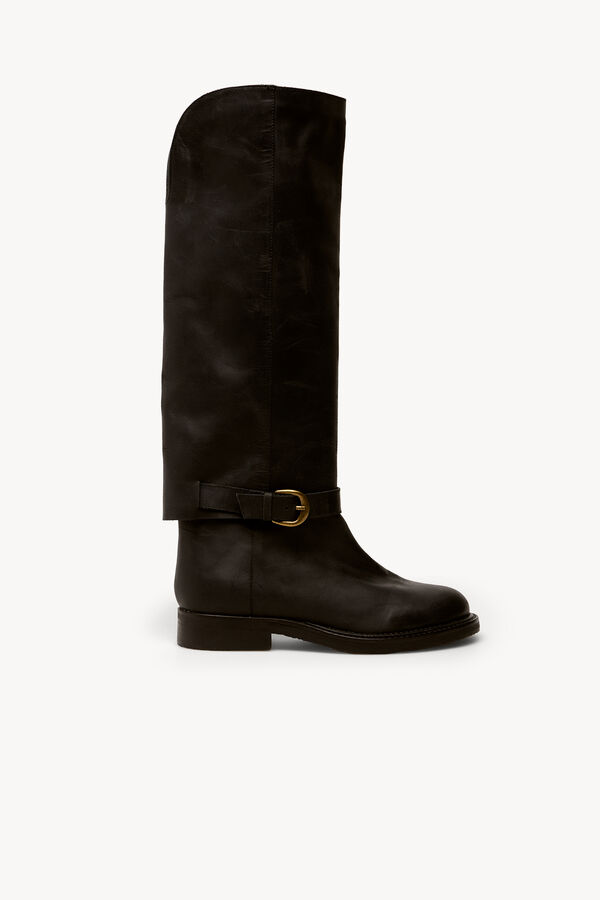 Hoss Intropia Marcela. Botas altas piel Negro
