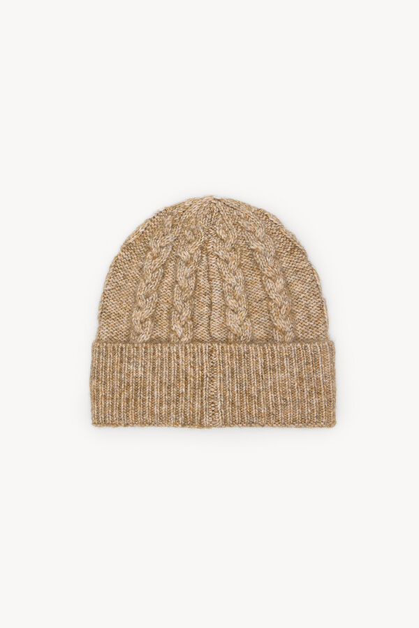 Hoss Intropia Naroa. Gorro malha Beige