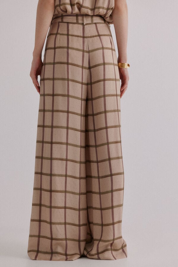 Hoss Intropia Pilar. Pantalones fluidos Marfil