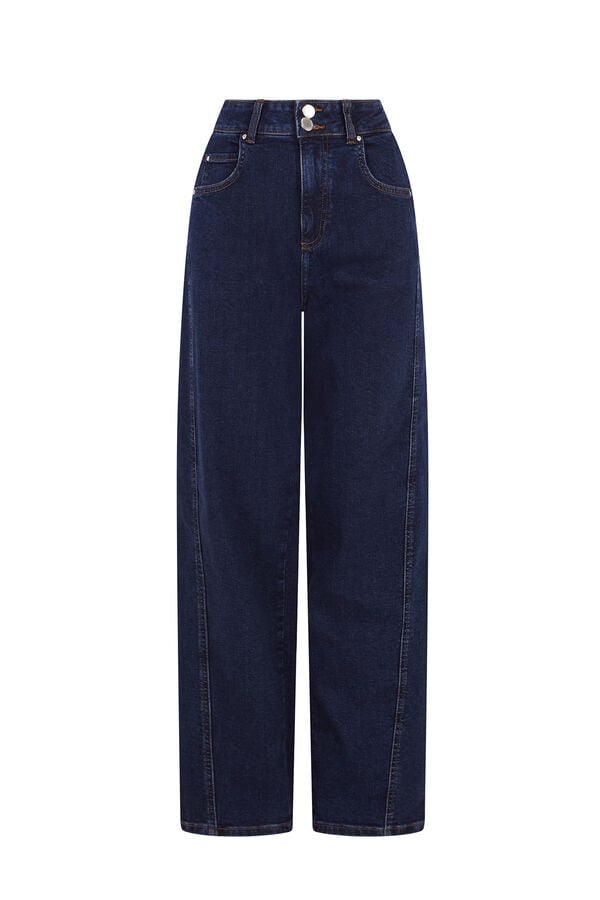 Hoss Intropia Babette. Vaqueros estructurados Azul marino