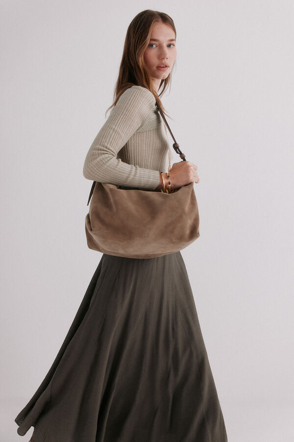 Hoss Intropia Rosario. Falda midi Kaki