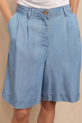 Hoss Intropia Bermuda flu&iacute;da  Azul