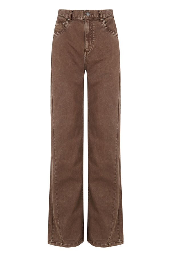 Hoss Intropia Beth. Jeans lavado Castanho